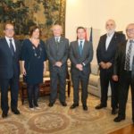 Miembros del COGITICAM junto al Presidente de Castilla-La Mancha y la Consejera de Empleo y Economía, Dña. Patricia Conde