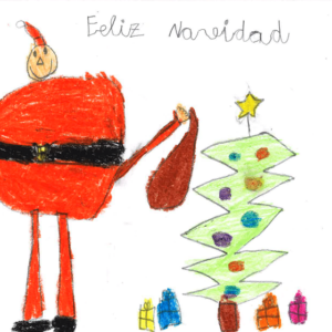 PREMIO ACCÉSIT «El regalo de la Navidad» (nº 19) Autor: Thomas Adam (6 años)