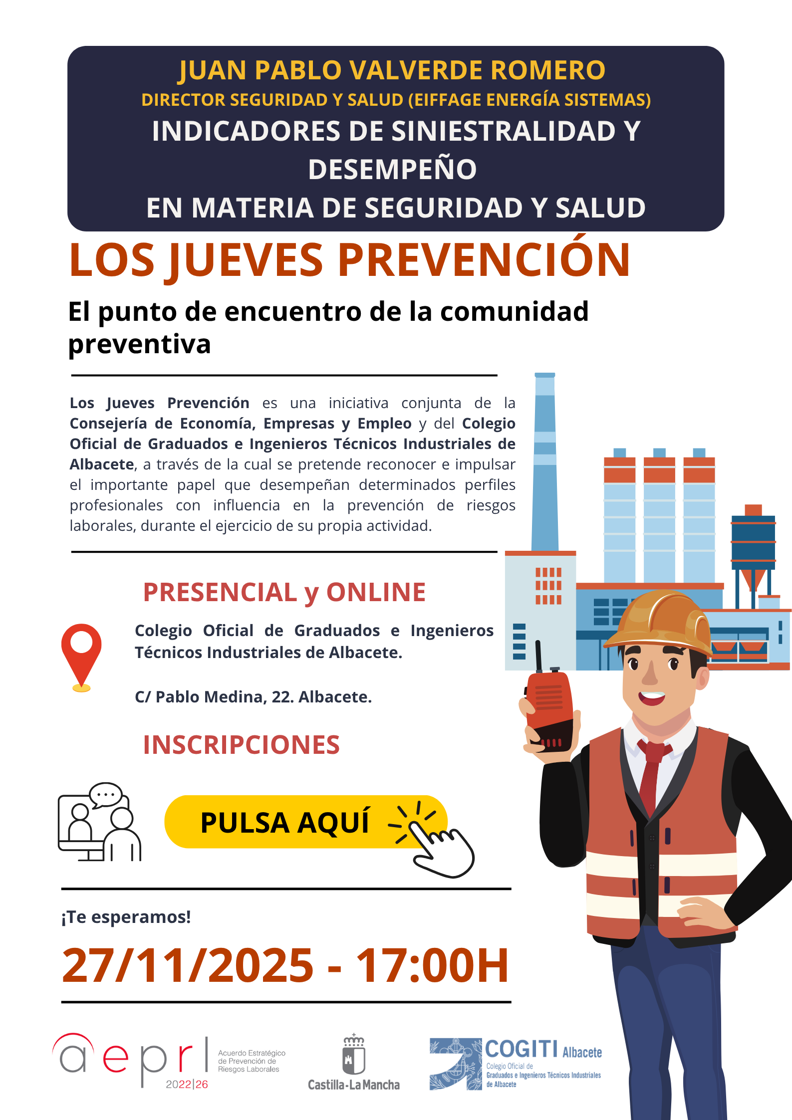 Cartel 27 noviembre JUEVES PREVENCION
